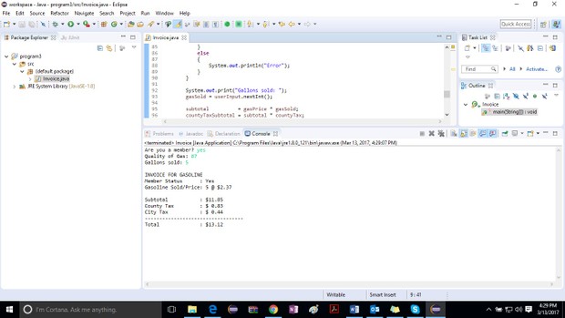 Program 3 Solved