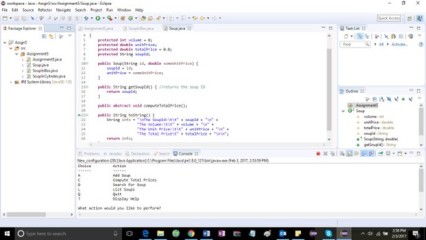 Assignment5.java Solution