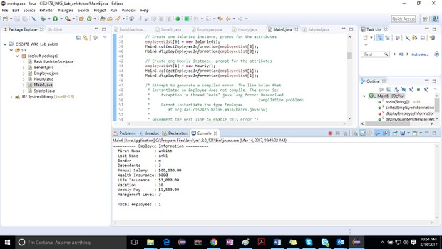 CIS247 iLab 6: Abstract Classes Solution
