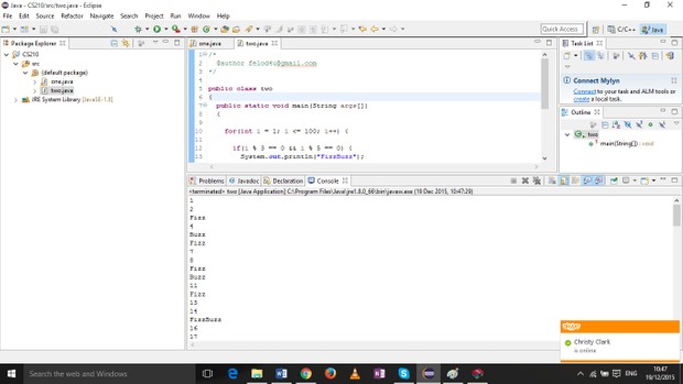 Java program that prints the integers from 1 to 100