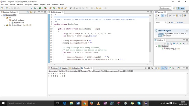 EightInts . java , Candle . java, ScentedCandle . java, and DemoCandles . java.