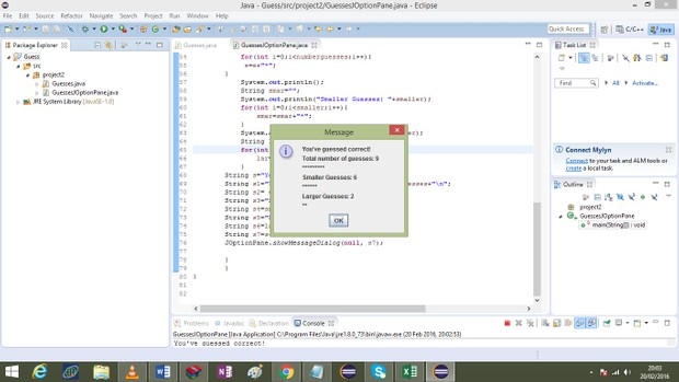 Programming Project #2 – Guessing Game