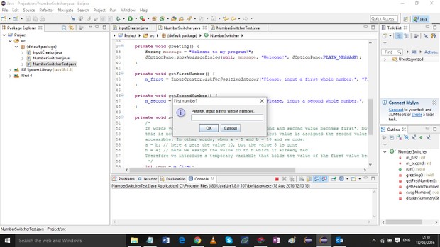 (SOLVED) Create a class that that contains five different methods