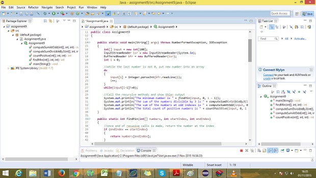 Recursively checks an array for certain numbers and sums