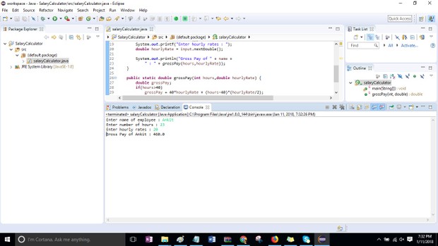 CSIS 212 Programming Assignment 2 Salary Calculator Solution