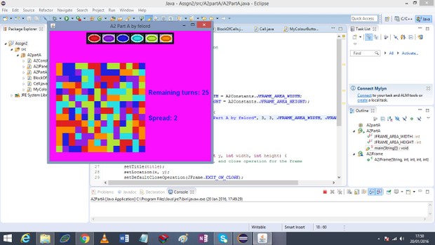 Part A The ColourMe Game