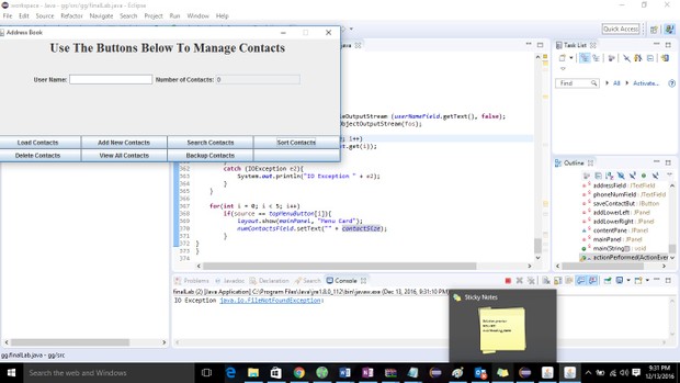 Programming Concepts and Methodology II Java program called address book Solution