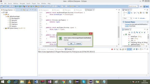 Java code to ask questions on customer information