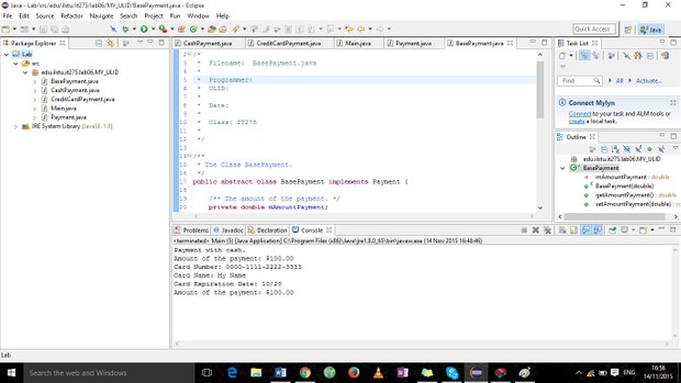 Interfaces, Abstract Classes, Inheritance