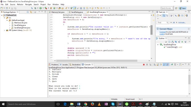 File-Based Calculator