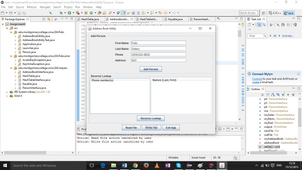 Address Book Utility