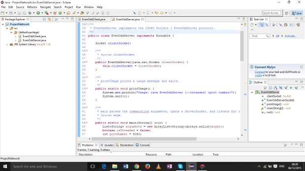 java EvenOddServer