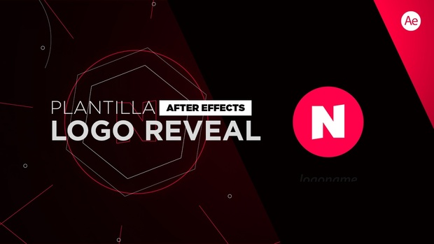 Logo Reveal Tech Plantilla After Effects