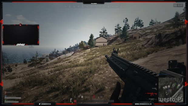 #15 Stream Twitch Overlay w/ Border inkl. PSD