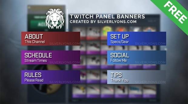 CSGO Inventory Twitch Panels