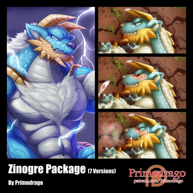Zinogre Artworks Package
