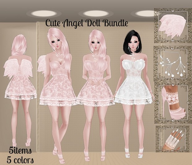 WNT -39 Cute Angel Doll Bundle