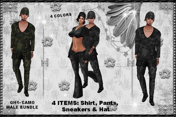 QH1- CAMO MALE BUNDLE
