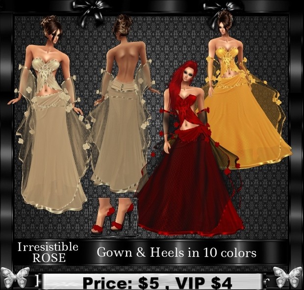 Irresistible Rose Gown