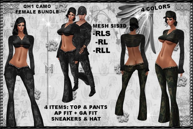 QH1- CAMO FEMALE BUNDLE
