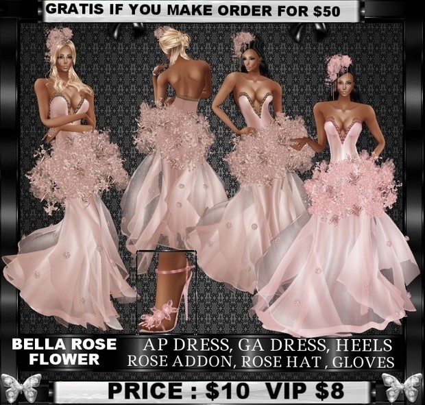 BELLA ROSE FLOWER BUNDLE