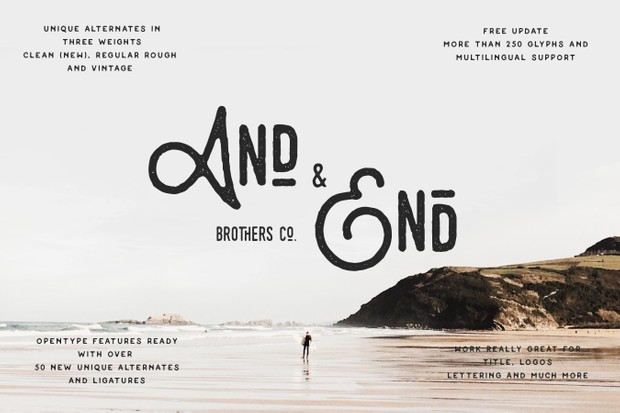 Monthoers Typeface