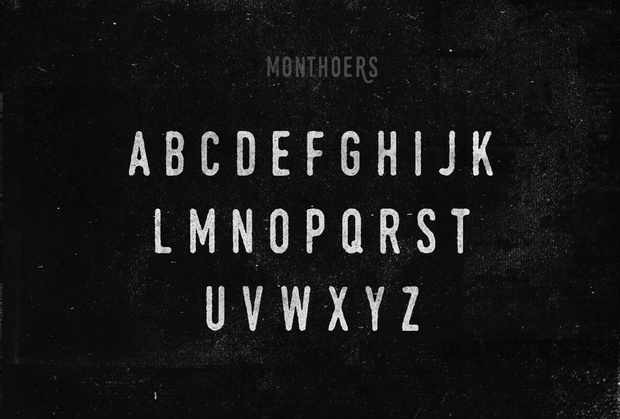 Monthoers Free Font