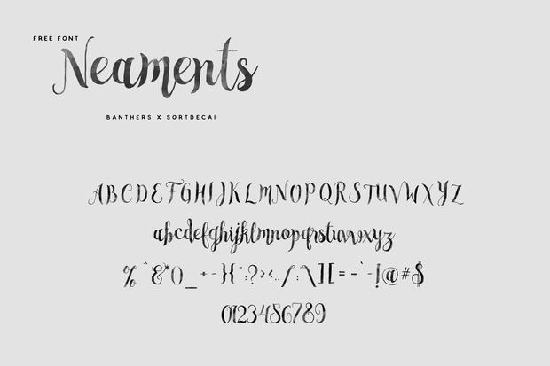 Neament Free Font