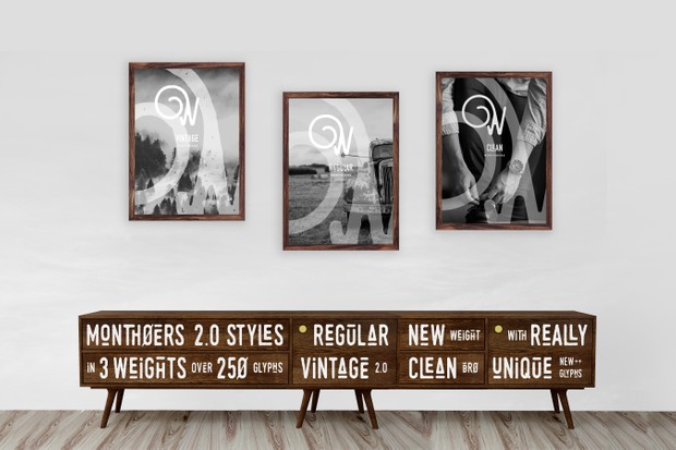 Monthoers Typeface