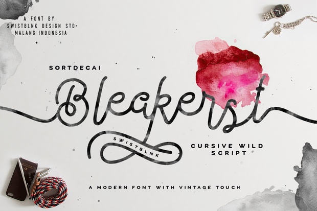 Bleakerst Script ( Anniv Free Sale )