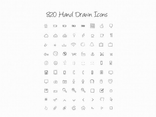 Hand Drawn Icons V.2