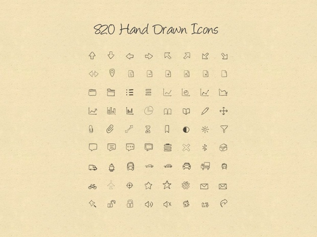 Hand Drawn Icons V.2