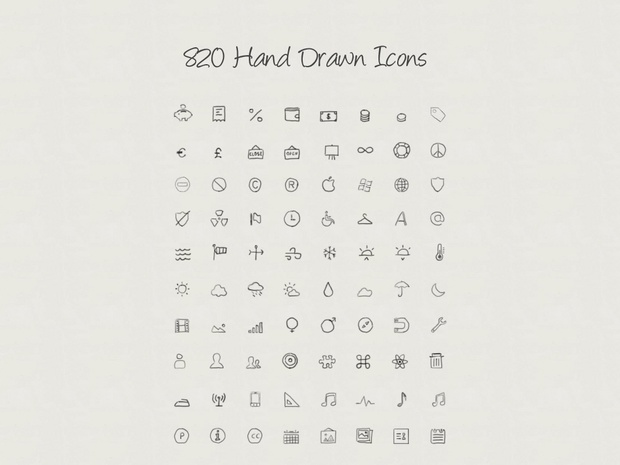 Hand Drawn Icons V.2
