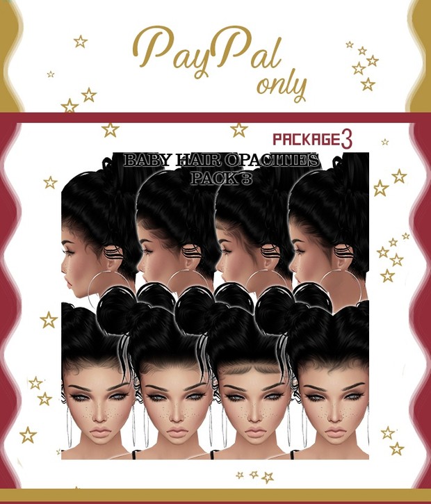 Baby Hair Pack 3 (Read product description) $50 with mesh!