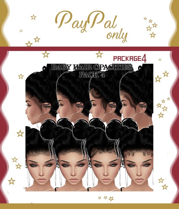 Baby Hair Pack 4 (Read product description) $50 with mesh!