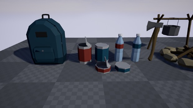 Low Poly Survival Pack