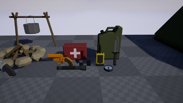 Low Poly Survival Pack
