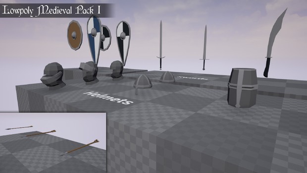 Low poly Medieval