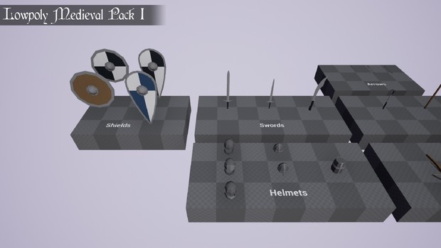 Low poly Medieval