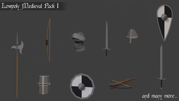 Low poly Medieval
