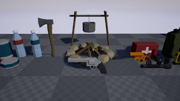 Low Poly Survival Pack