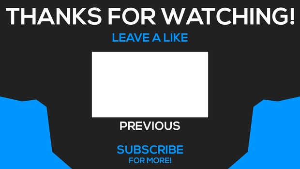 YouTube Outro Template!
