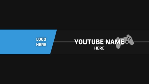 YouTube Gaming Banner Template