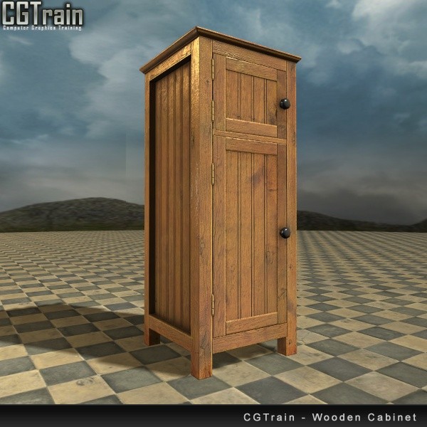Floor Wooden Cabinet