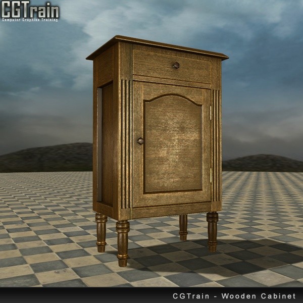 Floor Wooden Cabinet