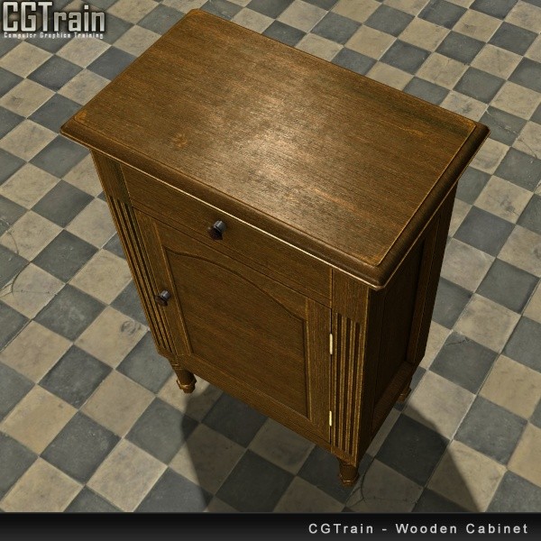 Floor Wooden Cabinet