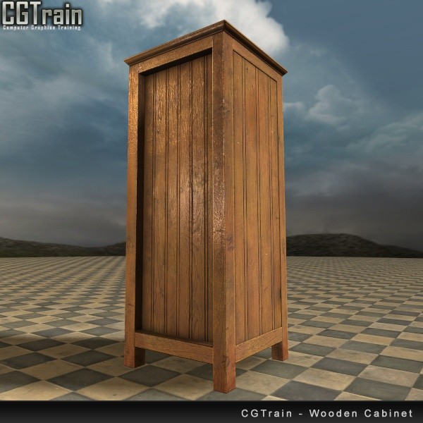 Floor Wooden Cabinet
