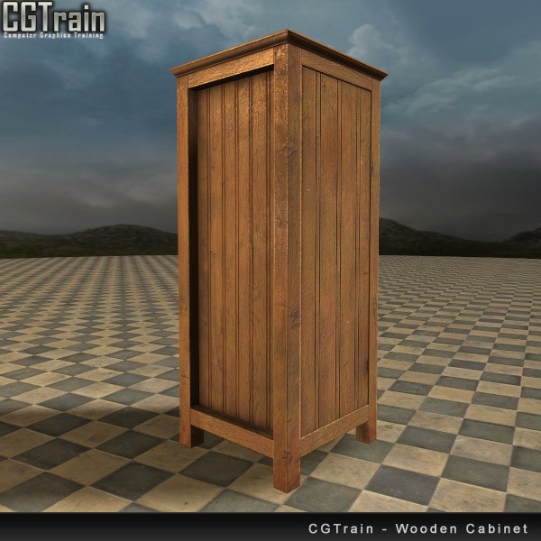 Floor Wooden Cabinet