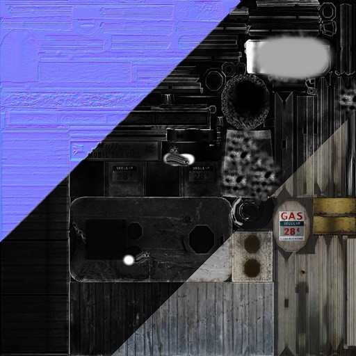 Old Gas Station - 3D Asset for games