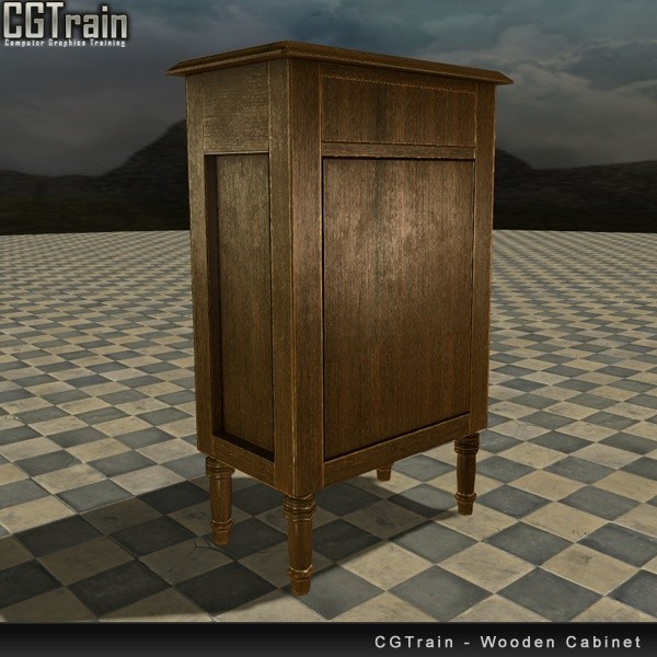 Floor Wooden Cabinet